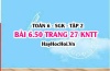 Bài 6.50 trang 27 Toán 6 Tập 2 Kết nối tri thức Bài 6.50 trang 27 Toán 6 Tập 2 Kết nối tri thức